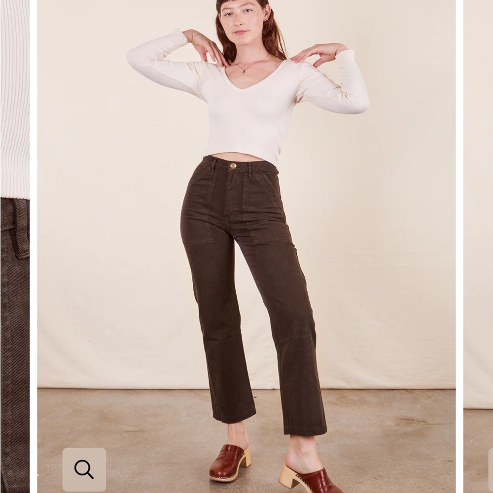 Espresso Brown Big Bud Press Work Pants